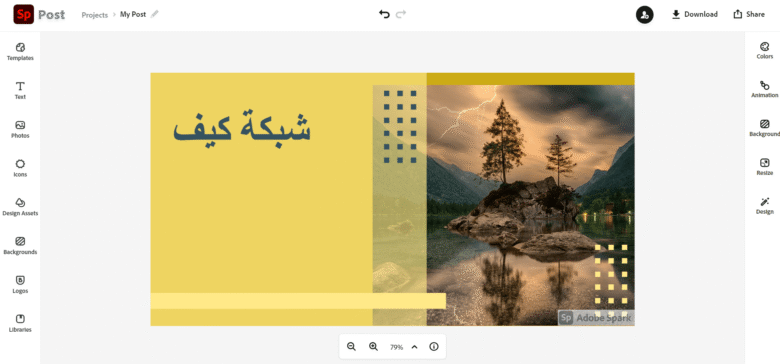 محرر الصور من Adobe عبر الإنترنت