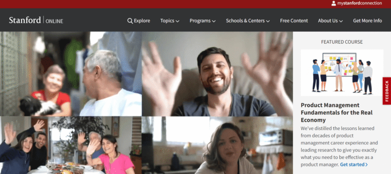Stanford Online للدورات الأكاديمية عبر الإنترنت