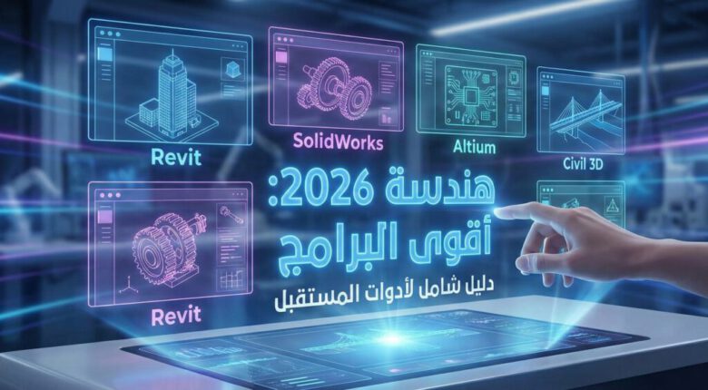الدليل الشامل: أقوى برامج الهندسة والتصميم 2026 1 أقوى برامج الهندسة والتصميم 2026