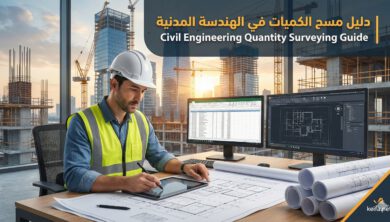 كيفية حساب الكميات في الهندسة المدنية 7 كيفية حساب الكميات في الهندسة المدنية