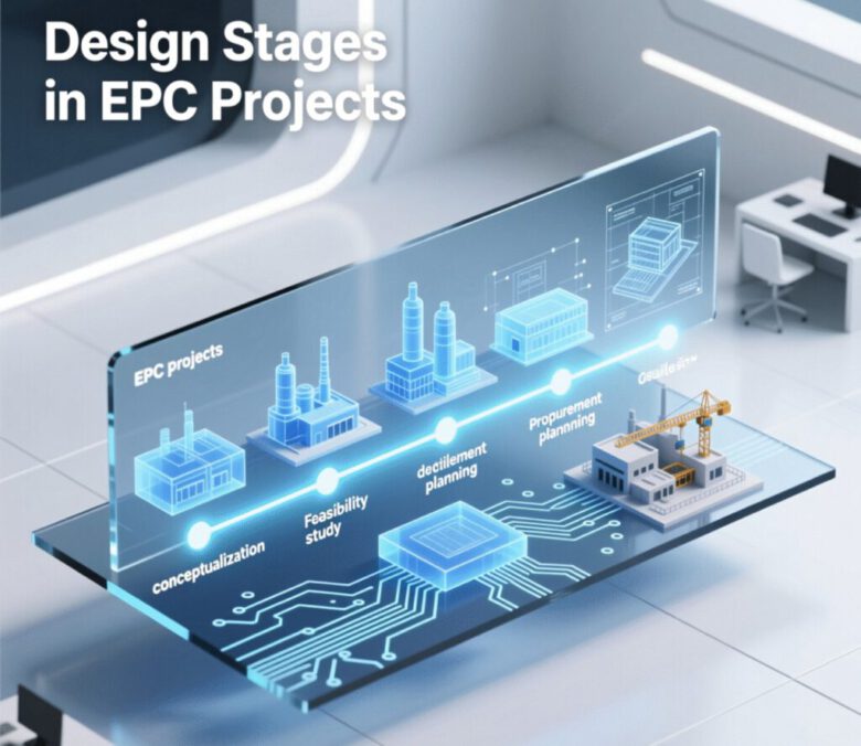 مراحل تصميم مشاريع EPC: من الفكرة إلى التنفيذ 1 مراحل تصميم مشاريع EPC
