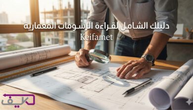 الدليل الشامل: كيفية قراءة المخططات المعمارية 7 الدليل الشامل: كيفية قراءة المخططات المعمارية