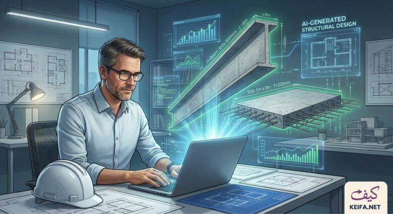 كيفية تصميم العناصر الإنشائية بالذكاء الاصطناعي 1 كيفية تصميم العناصر الإنشائية بالذكاء الاصطناعي