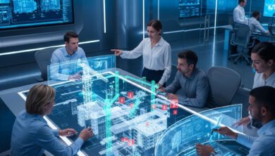 الدليل الشامل لعمل خطة التنفيذ MST لعام 2027 6 مهندسون يخططون لعمل خطة التنفيذ Method Statement باستخدام تقنيات حديثة