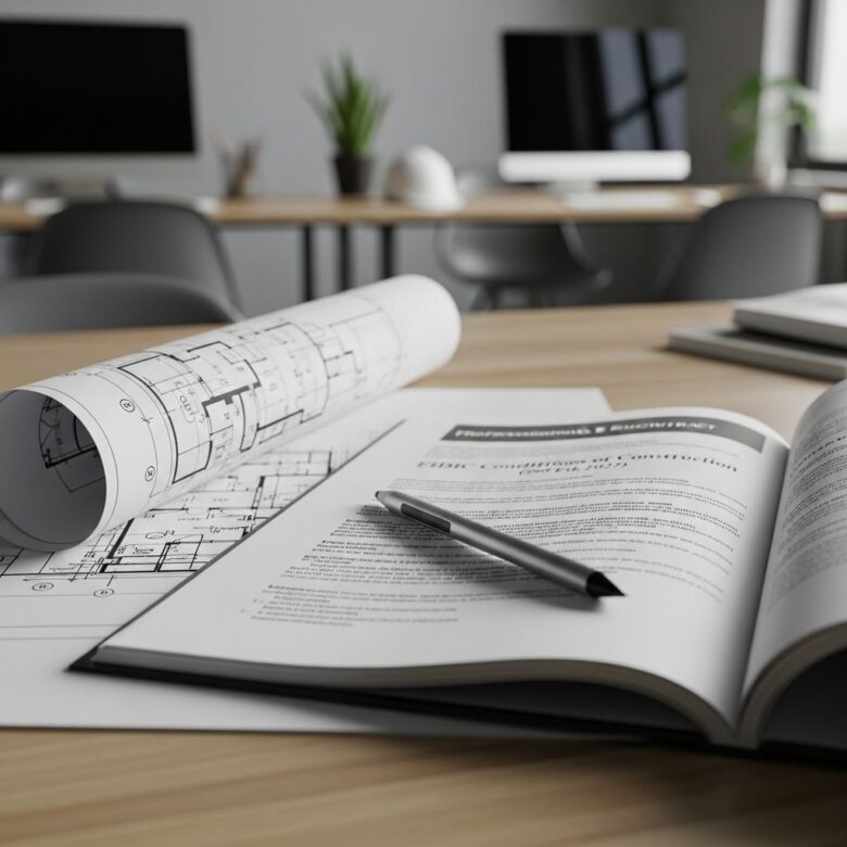 عقود الفيديك الهندسية والمخططات التنفيذية في مكتب إدارة مشاريع