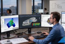 كيفية تشغيل عدة برامج هندسية بكفاءة عالية باستخدام CPU Affinity 2 محطة عمل هندسية متطورة توضح استغلال أنوية المعالج في أوتوكاد 2026 - تشغيل عدة برامج هندسية بكفاءة عالية