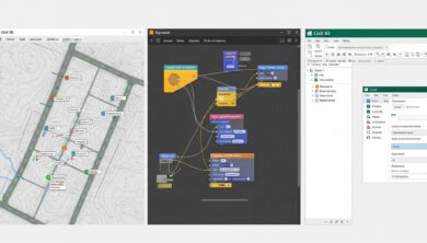 استيراد وتصدير بيانات COBie بين Civil 3D وExcel باستخدام Dynamo 7 ربط Civil 3D وExcel وDynamo لبيانات COBie