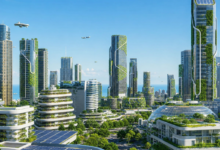 تقنيات البناء المستدام في 2026: BIM والذكاء الاصطناعي والتوأم الرقمي 5 مدينة مستدامة مستقبلية بتقنيات 2026