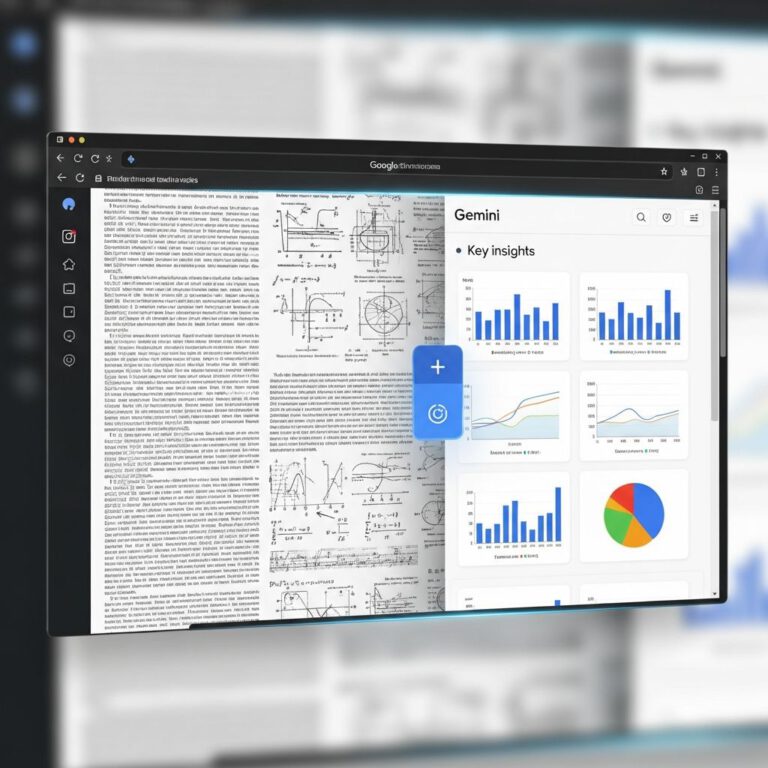 ميزة تلخيص الصفحات والمقالات باستخدام Gemini في لوحة جانبية بمتصفح كروم