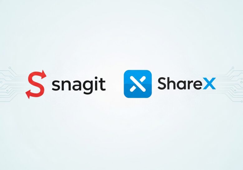 مجموعة من برامج الطرف الثالث المتقدمة لالتقاط صورة الشاشة مثل Snagit.