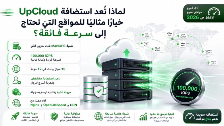 لماذا تُعد استضافة UpCloud خيارًا مثاليًا للمواقع التي تحتاج إلى سرعة فائقة