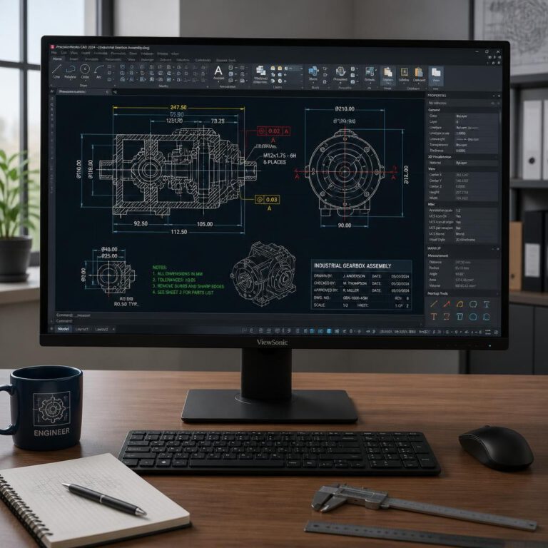 فتح مخطط هندسي كبير باستخدام برنامج PDF-XChange Editor بسرعة عالية