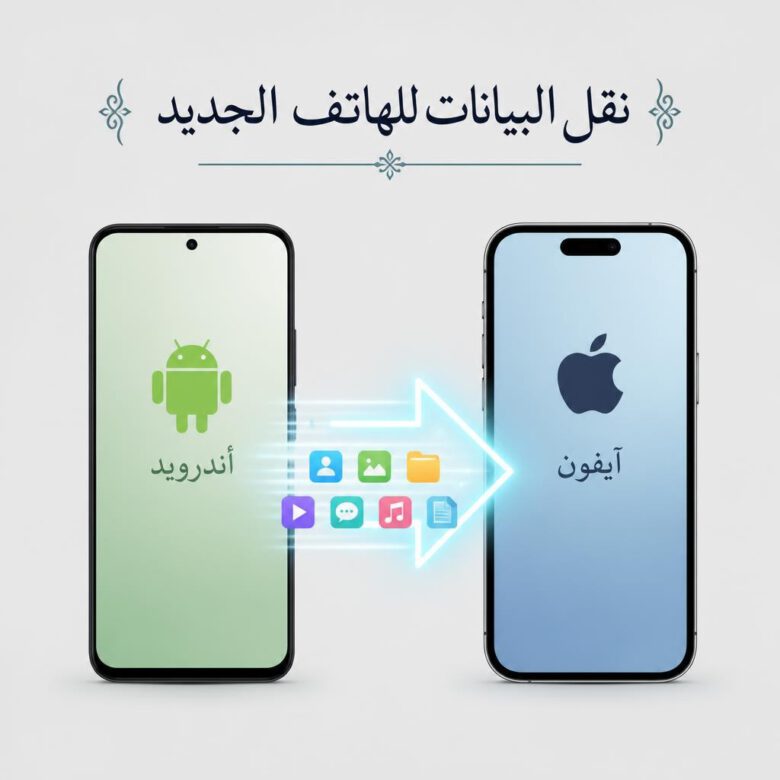كيفية نقل البيانات من هاتف إلى هاتف جديد: أندرويد وآيفون 1 دليل نقل البيانات من هاتف إلى هاتف جديد للأندرويد والآيفون