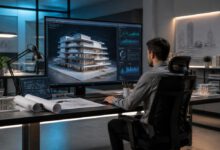 تسريع AutoCAD: أفضل إعدادات وحلول بطء ملفات DWG و3D الكبيرة 5 شاشة هندسية تعرض نموذج ثلاثي الأبعاد وإعدادات تحسين أداء أوتوكاد