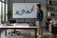 كيف تطور نفسك في وظيفتك الهندسية؟ 15 خطوة عملية 8 مهندس يخطط لتطوير مسيرته المهنية في بيئة عمل هندسية
