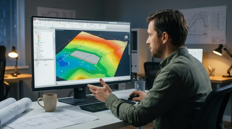 تعديل مناسيب Surface في Civil 3D باستخدام TIN وBreaklines