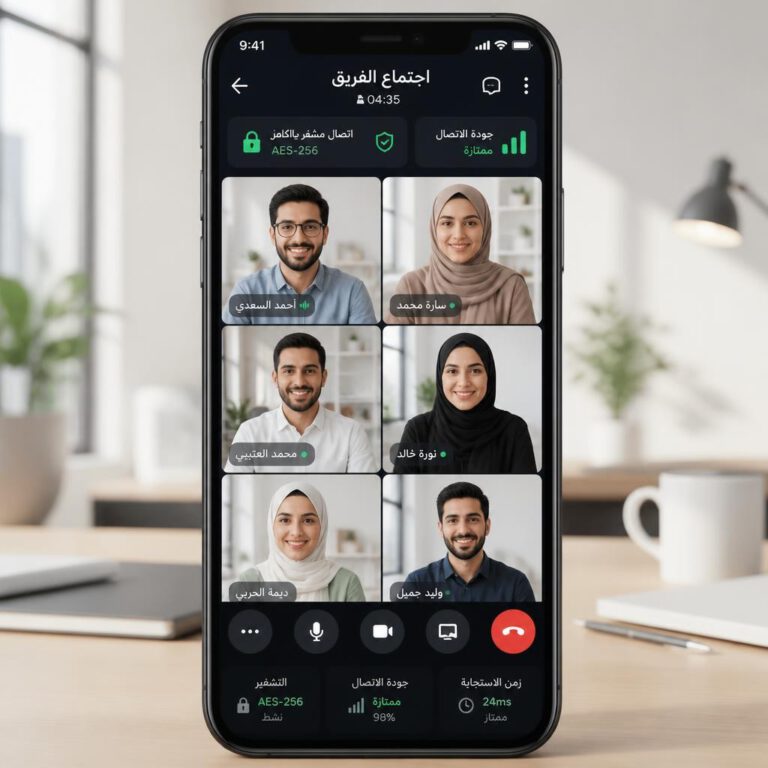 شاشة مكالمة فيديو عالية الجودة على هاتف ذكي باستخدام أحدث البرامج - تنزيل برامج الهاتف الذكي