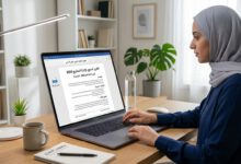 مستند عربي منسق على الحاسوب يوضح أدوات الإنتاجية في برنامج Word