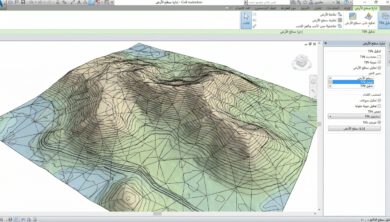 طريقة عمل Contour في Civil 3D وإنشاء TIN Surface من نقاط المساحة