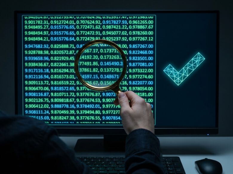 فحص بنية ملف CSV للنقاط المساحية قبل استيراده