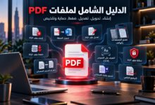 الدليل الشامل لملفات PDF يوضح أدوات إنشاء وتحويل وتعديل وضغط ودمج ملفات PDF وحمايتها وتلخيصها بالذكاء الاصطناعي