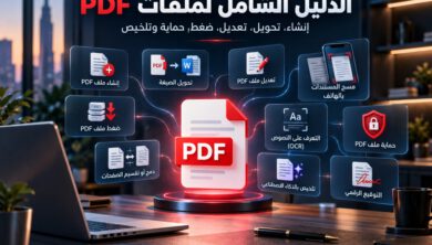 الدليل الشامل لملفات PDF يوضح أدوات إنشاء وتحويل وتعديل وضغط ودمج ملفات PDF وحمايتها وتلخيصها بالذكاء الاصطناعي